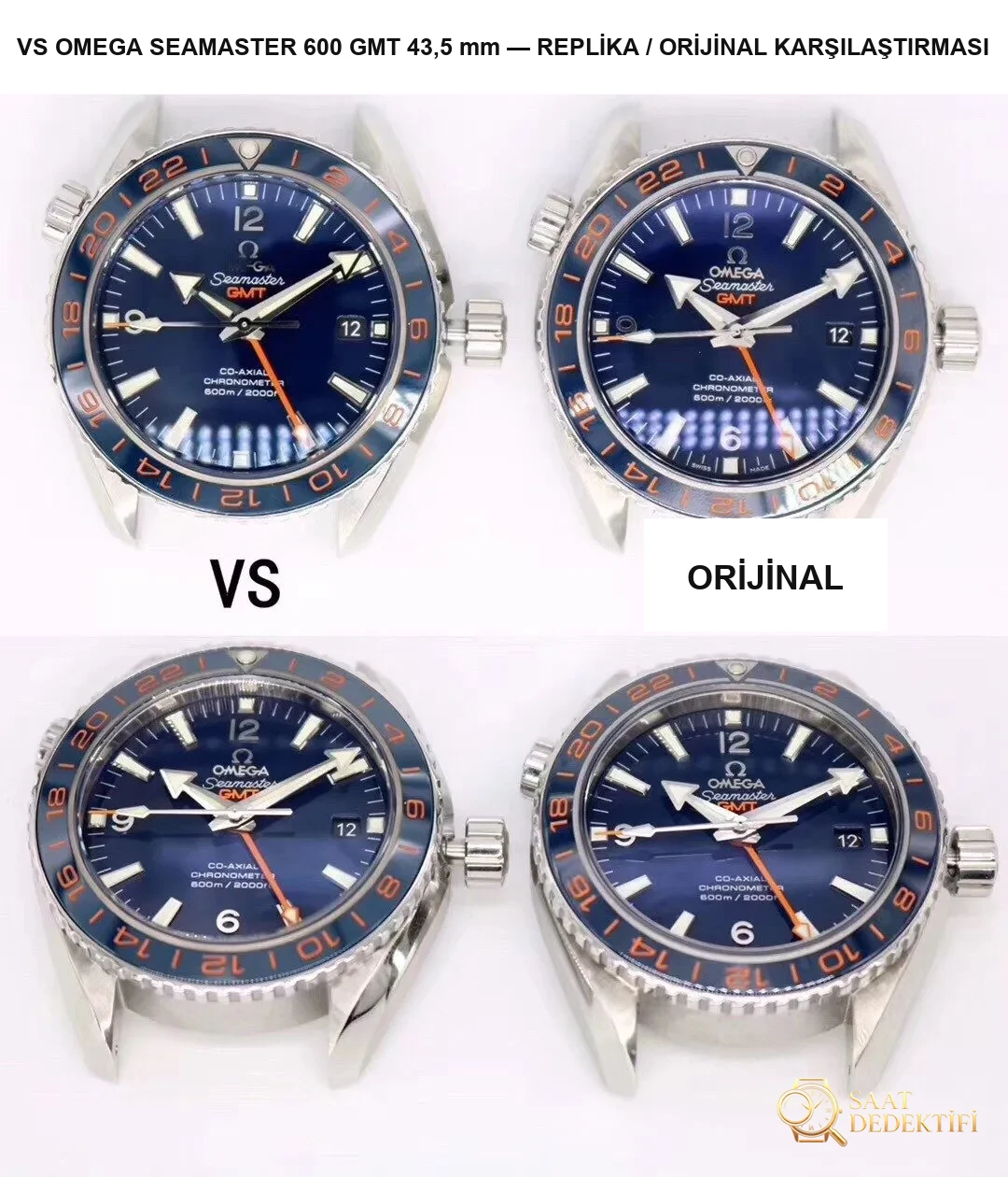 VS Factory Omega Seamaster 600 GMT replika ile orijinalin karşılaştırmalı incelemesi ve çift zaman dilimi fonksiyonu nasıl kullanılır? - Tepe Koruması ve Ayar Fonksiyonu