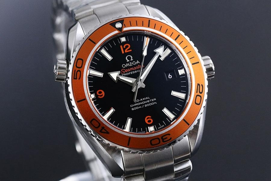 VS Factory Omega Seamaster 600 Metre «Turuncu Bezel» Replika Saat - 42 mm — 2. fotoğraf