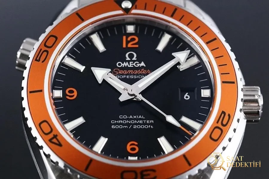 VS Factory Omega Seamaster 600 Metre «Turuncu Bezel» Replika Saat - 42 mm - Bilezik, Toka ve Klips Mekanizması