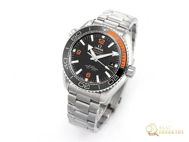 VS Factory Omega Seamaster 600M Çeyrek Turuncu replika saat-VS saat - Kadran Detayı ve Bezel İşçiliği