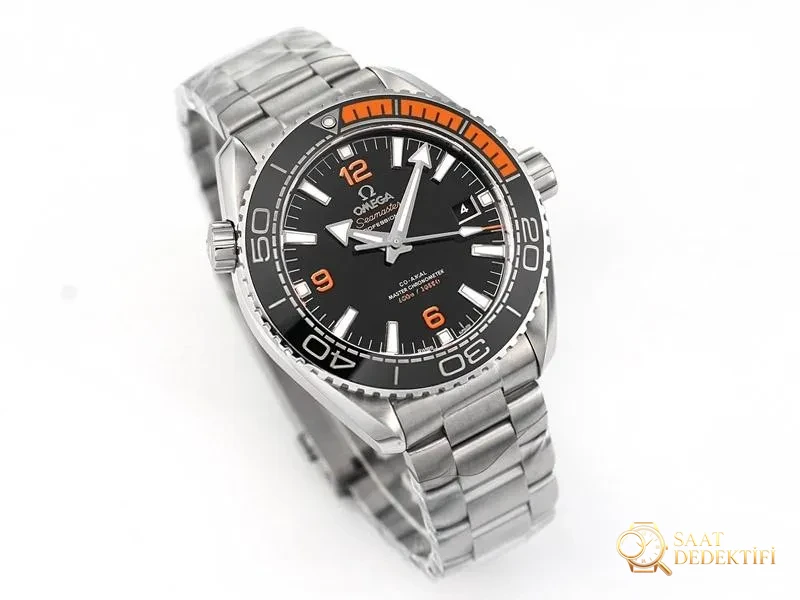 VS Factory Omega Seamaster 600M Çeyrek Turuncu replika saat-VS saat - Kasa Profili ve Kurma Kolu İncelemesi
