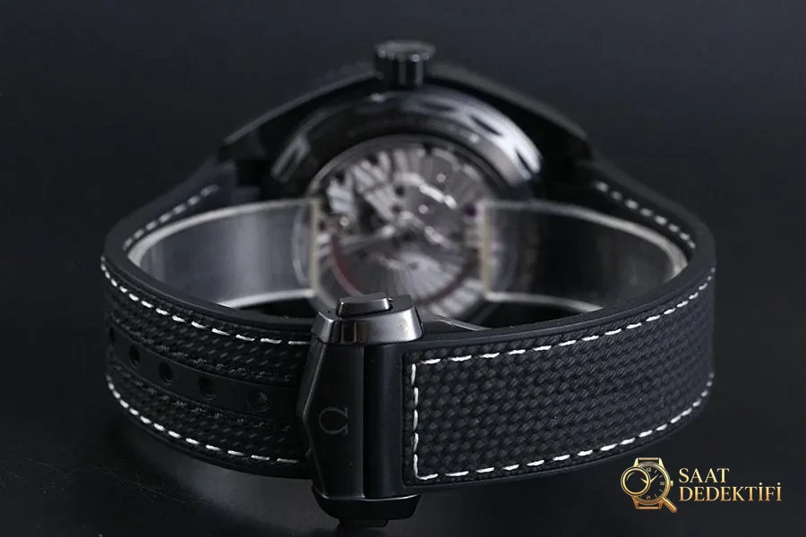VS Factory Omega Seamaster 600m «Deep Black» replika kol saati - 215.92.46.22.01.001 - Klips Kilidi ve Lazer Damgalar