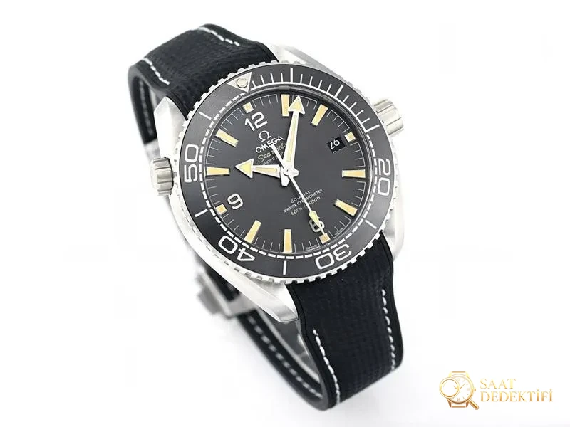 VS Factory Omega Seamaster 600M gri kadran replika saat - VS Saat - Kadran Detayı ve Bezel İşçiliği