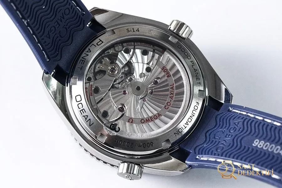 VS Factory Omega Seamaster 600m «Blue Bezel GMT» Bellissimo modello di collaborazione Planet replica orologio-232.30.44.22.03.001 - Chiusura a clip e timbri laser