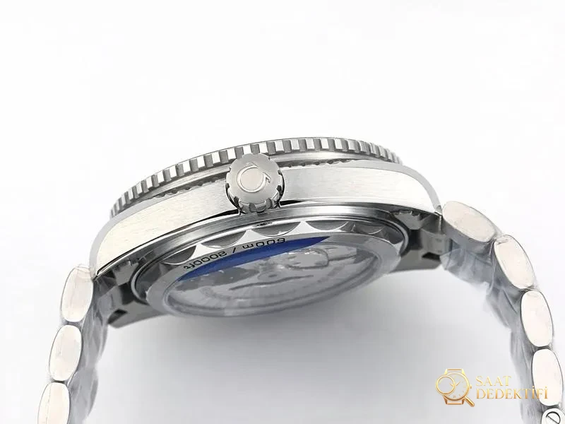 VS Factory Omega Seamaster 600M mavi kadran replika kol saati - VS saat - Makro Kadran ve İndeks İşçiliği