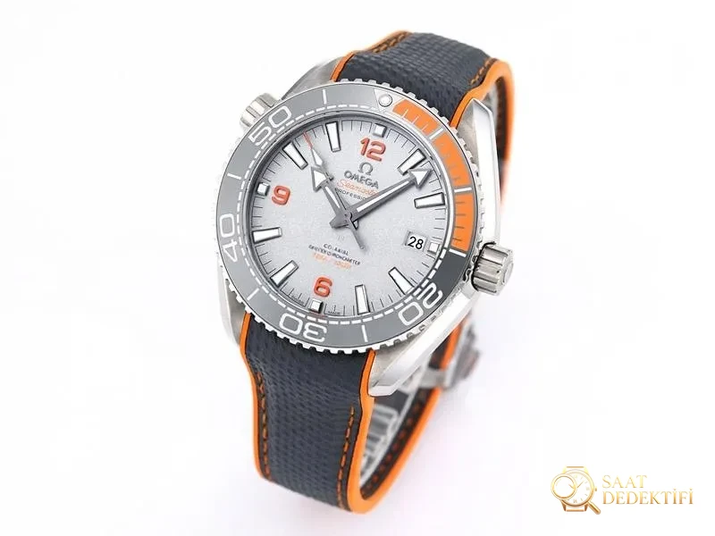 VS Factory Omega Seamaster 600M Titanyum Versiyon Çeyrek Turuncu Replika Kol Saati - VS Saat - Kasa Profili ve Kurma Kolu İncelemesi