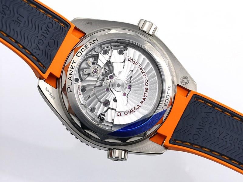 VS Factory Omega Seamaster 600M Titanyum Versiyon Çeyrek Turuncu Replika Kol Saati - VS Saat — 9. fotoğraf