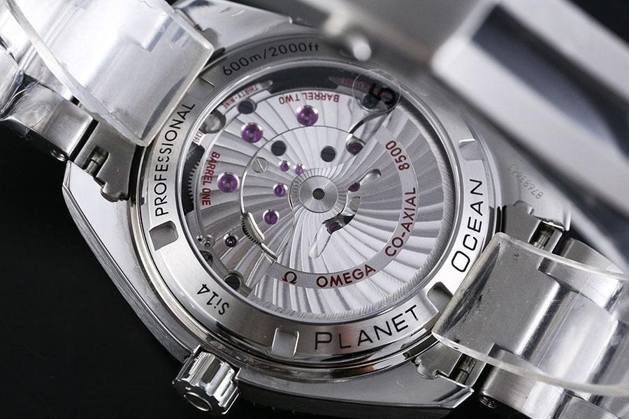 VS Factory Omega Seamaster 600m «Turuncu Bezel» Replika Saat - 45,5 mm — 8. fotoğraf