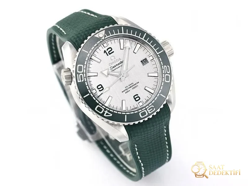 VS Factory Omega Seamaster 600M yeşil çelik replika kol saati - VS saat - Kasa Profili ve Kurma Kolu İncelemesi