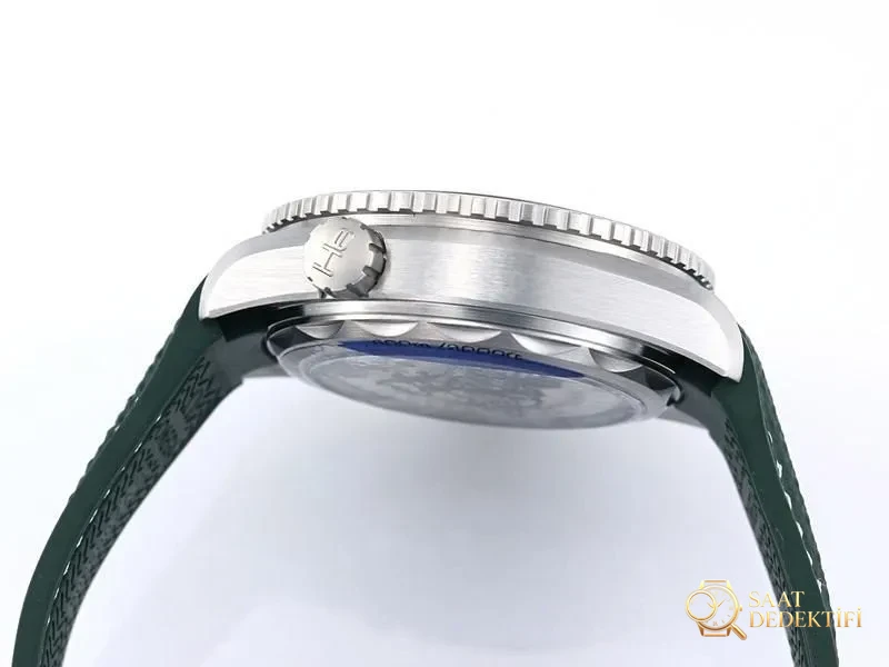 VS Factory Omega Seamaster 600M yeşil çelik replika kol saati - VS saat - Makro Kadran ve İndeks İşçiliği