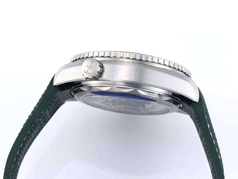 VS Factory Omega Seamaster 600M yeşil çelik replika kol saati - VS saat — 6. fotoğraf