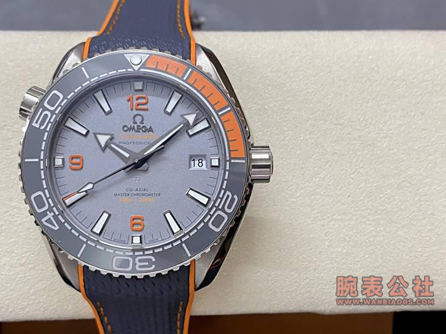 VS Factory Omega Seamaster çeyrek turuncu gri kadranlı replika saat nasıl — 1. fotoğraf