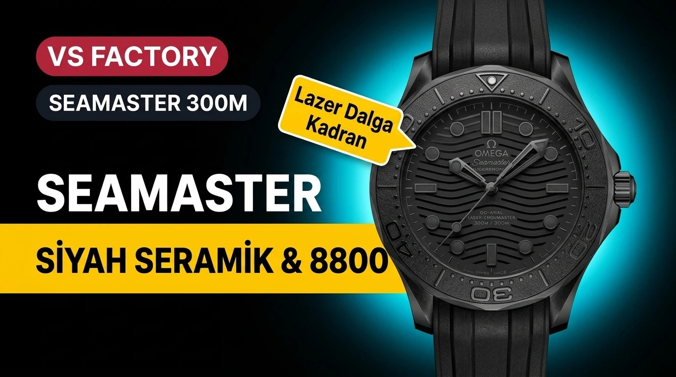 VS Factory Omega Seamaster Diver 300M im Test: Keramikzifferblatt und Kaliber 8800
