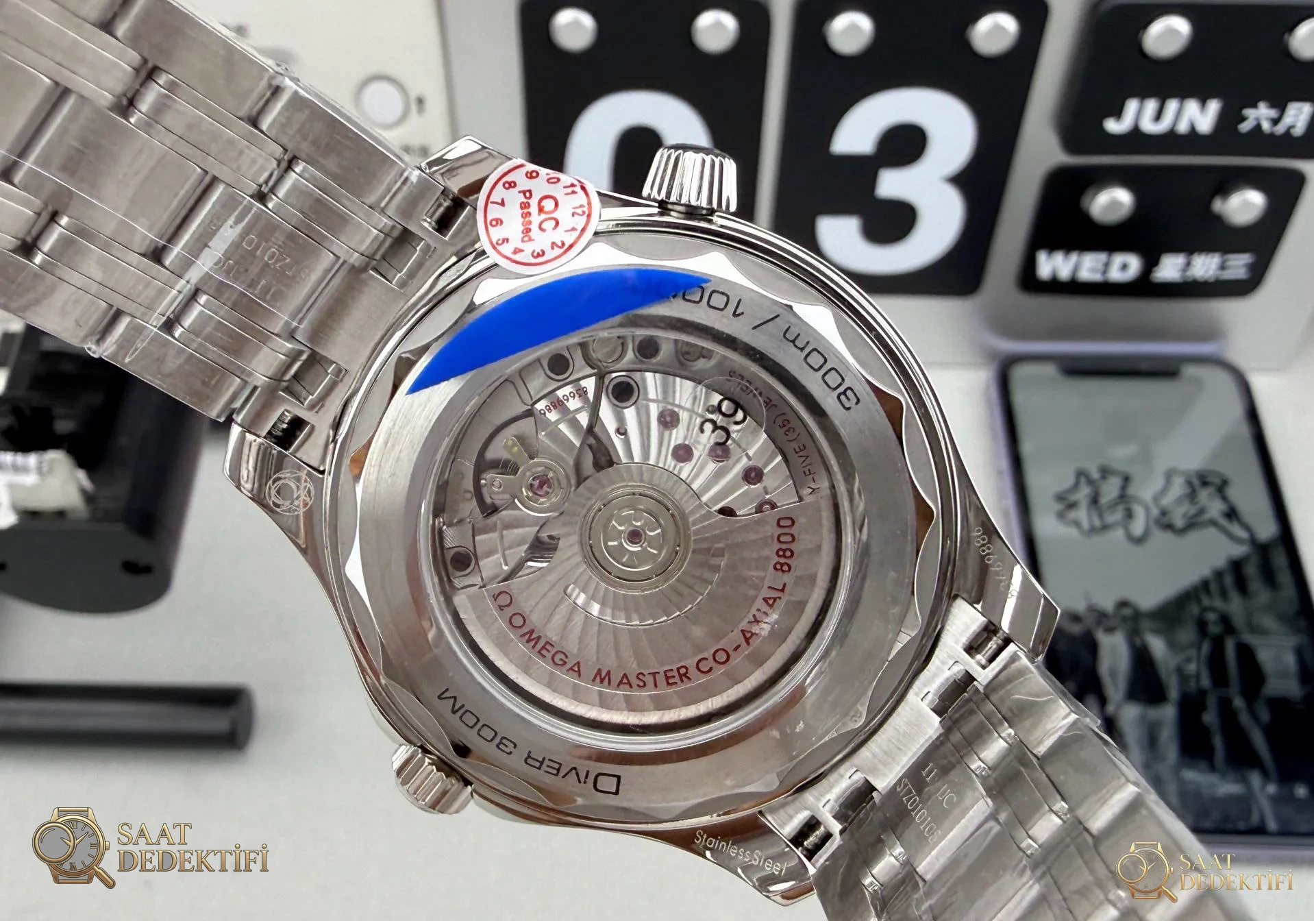 VS Factory Omega Seamaster Diver 300M V4 Dandong 8800 İncelemesi - Makro Laboratuvar ve Detay İncelemesi