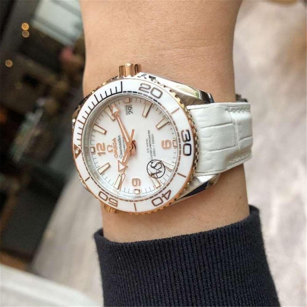 VS Factory Omega Seamaster Planet Ocean 600 iki renk rose gold «Kadın Dalış Saati» detaylı inceleme — 2. fotoğraf