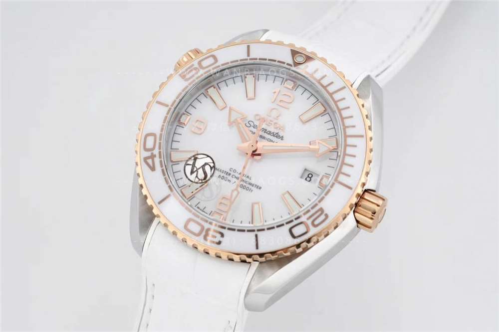 VS Factory Omega Seamaster Planet Ocean 600 iki renk rose gold «Kadın Dalış Saati» detaylı inceleme — 3. fotoğraf