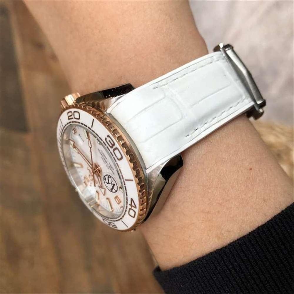 VS Factory Omega Seamaster Planet Ocean 600 iki renk rose gold «Kadın Dalış Saati» detaylı inceleme — 7. fotoğraf