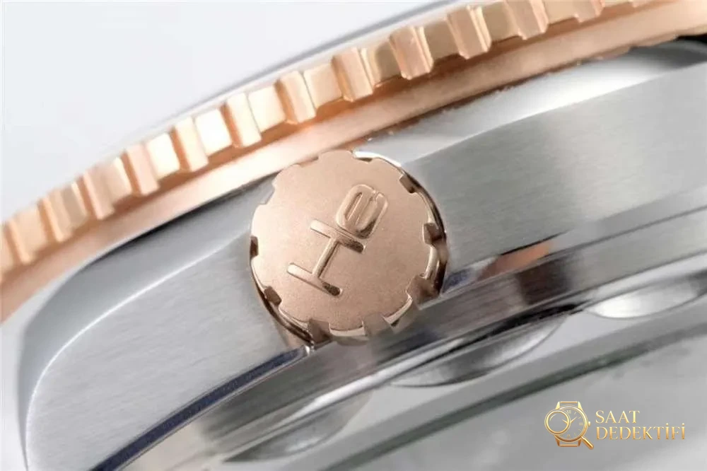 VS Factory Omega Seamaster Planet Ocean 600 iki renk rose gold «Kadın Dalış Saati» detaylı inceleme - Genel Açı ve Estetik Duruş