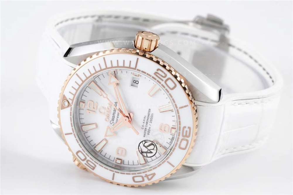VS Factory Omega Seamaster Planet Ocean 600 iki renk rose gold «Kadın Dalış Saati» detaylı inceleme — 14. fotoğraf