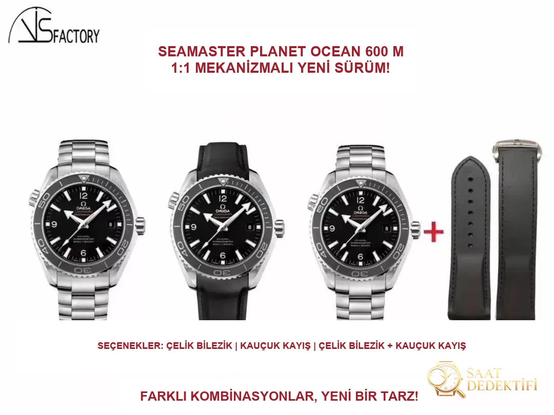 VS Factory Omega Seamaster Planet Ocean 600m 8500 tek parça mekanizması orijinal Seamaster 600m ile karşılaştırıldığında benzerlik oranı ne kadar? - Makro Kadran ve İndeks İşçiliği