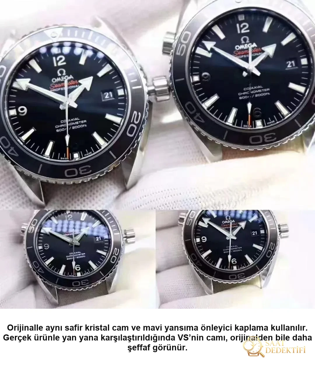VS Factory Omega Seamaster Planet Ocean 600m 8500 tek parça mekanizması orijinal Seamaster 600m ile karşılaştırıldığında benzerlik oranı ne kadar? - Bilekte Duruş ve Kasa Orantısı