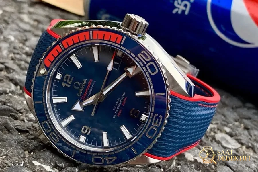 VS Factory Omega Seamaster Planet Ocean Pyeongchang 2018 Limited Edition (Cola Bezel) İnceleme - Kasa Profili ve Kurma Kolu İncelemesi