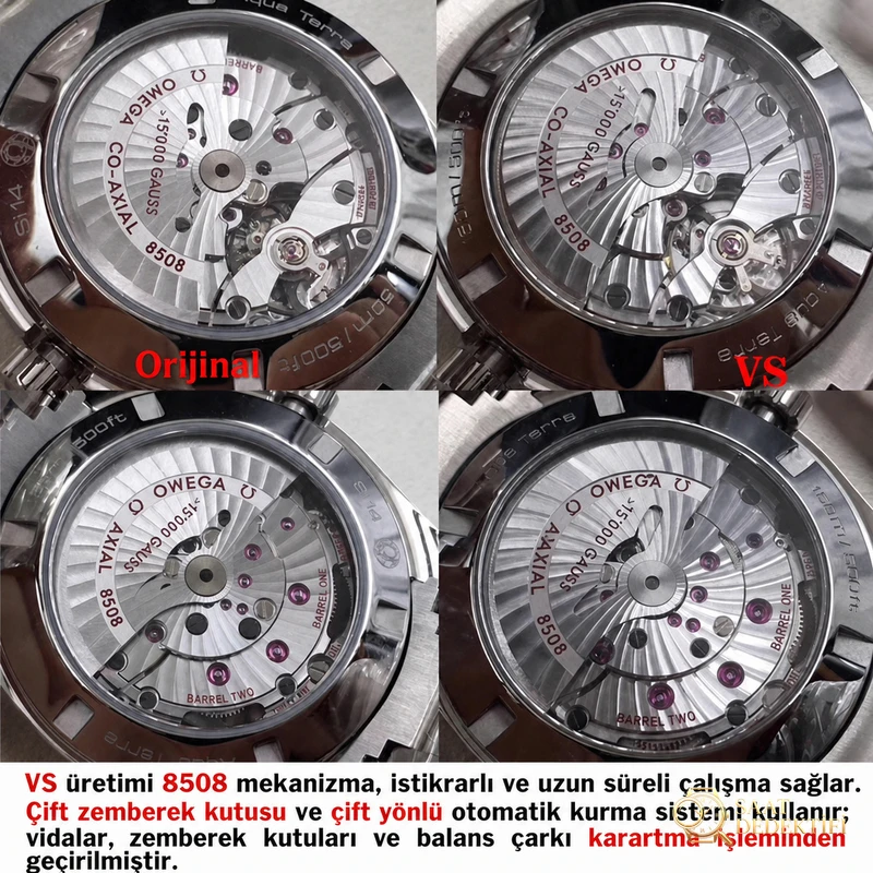 VS Factory Omega Seamaster Series [150M Bumblebee] Подробный сравнительный обзор с оригиналом - браслетом, застежкой и зажимным механизмом