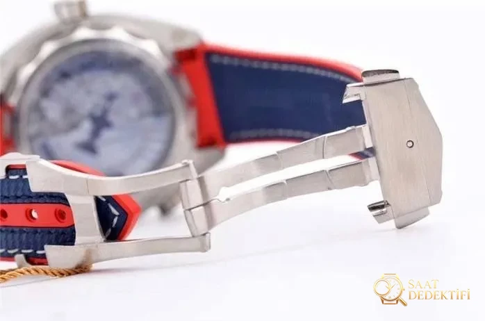 VS Factory Omega Seamaster serisi America's Cup "kırmızı-mavi-beyaz" replika kol saati incelemesi - görsel 7