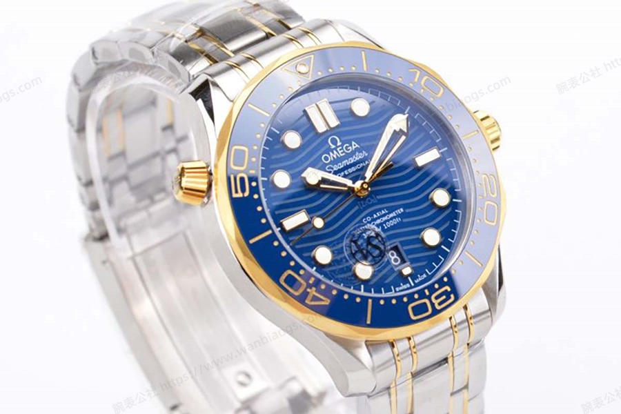 VS Factory Omega Yeni Seamaster 300m (İki Renkli Altın Mavi) İnceleme — 2. fotoğraf