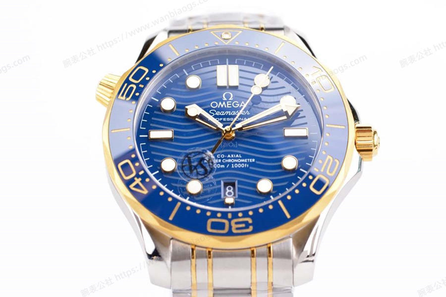 VS Factory Omega Yeni Seamaster 300m (İki Renkli Altın Mavi) İnceleme — 4. fotoğraf