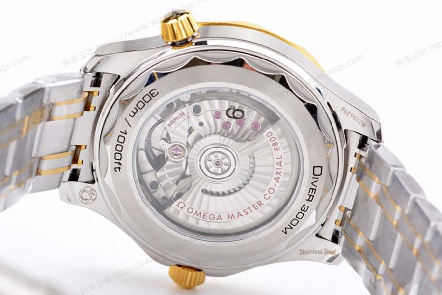 VS Factory Omega Yeni Seamaster 300m (İki Renkli Altın Mavi) İnceleme — 8. fotoğraf