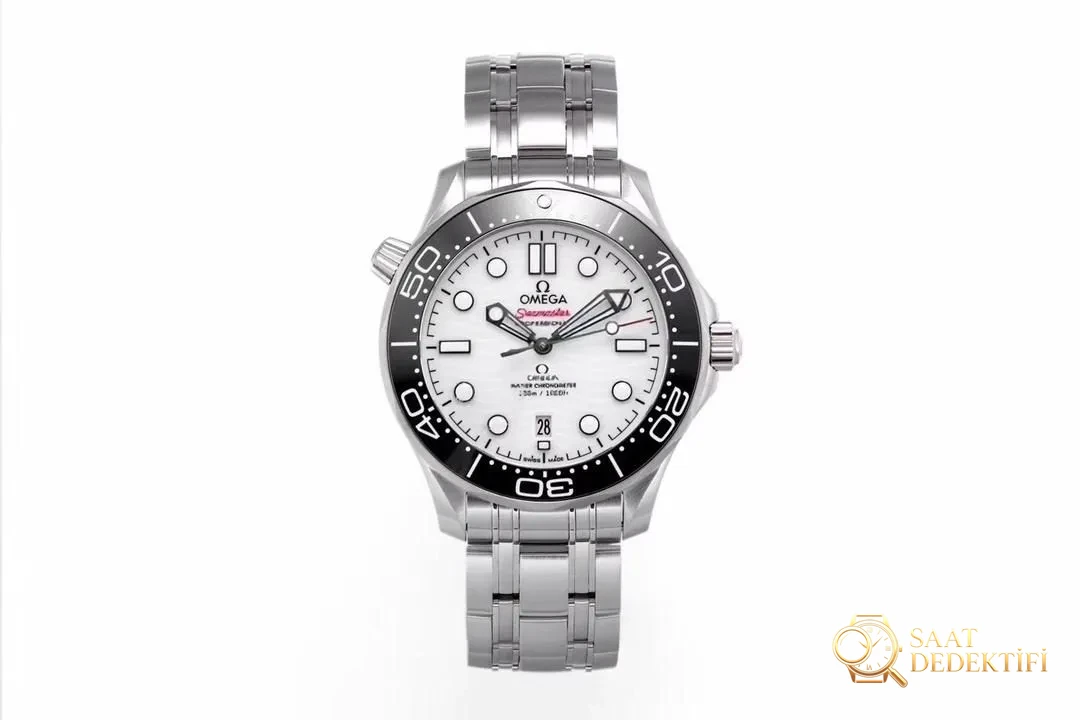 VS Factory Omega Yeni Seamaster 300m Panda Göz Siyah Bezel Beyaz Seramik Kadran 42 mm Replika Saat Görsel İnceleme - Kadran Detayı ve Bezel İşçiliği