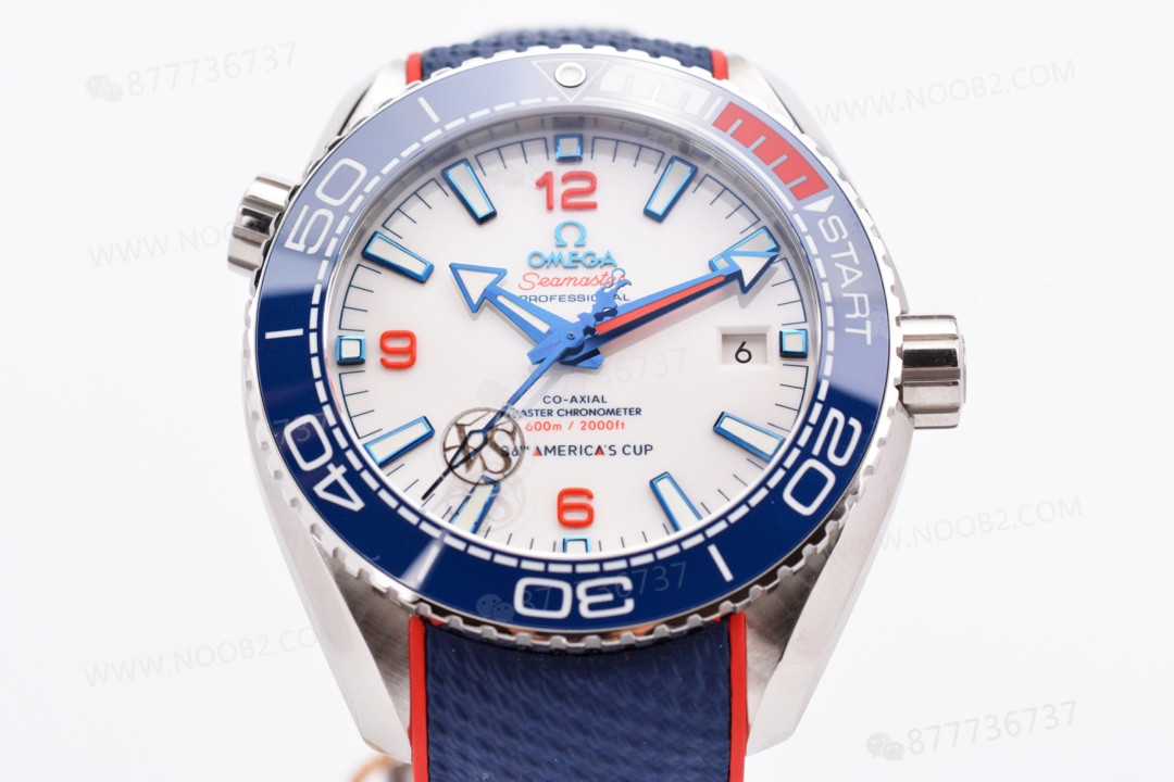 VS Factory Omega yeni Seamaster Planet Ocean 600M America's Cup replika saat incelemesi! — 3. fotoğraf