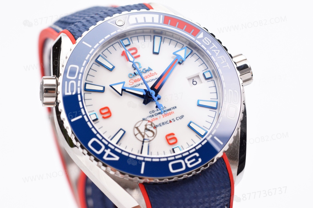 VS Factory Omega yeni Seamaster Planet Ocean 600M America's Cup replika saat incelemesi! — 4. fotoğraf