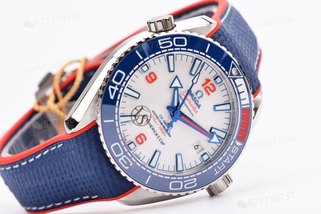 VS Factory Omega yeni Seamaster Planet Ocean 600M America's Cup replika saat incelemesi! — 5. fotoğraf