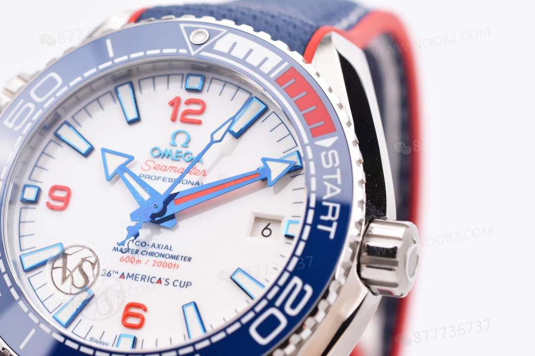 VS Factory Omega yeni Seamaster Planet Ocean 600M America's Cup replika saat incelemesi! — 6. fotoğraf