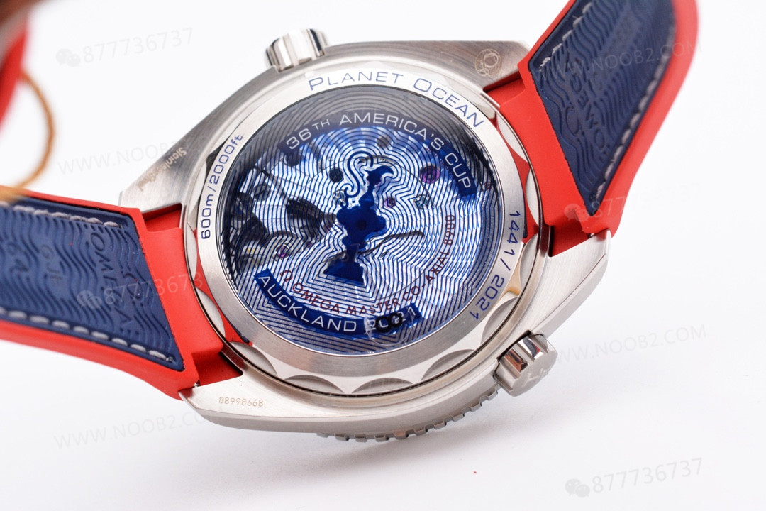 VS Factory Omega yeni Seamaster Planet Ocean 600M America's Cup replika saat incelemesi! — 9. fotoğraf