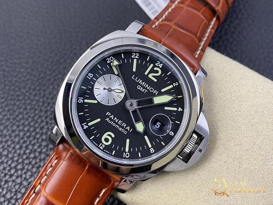 VS Factory Panerai 088 GMT Replika Saat Almaya Değer mi - Retro Tarz Saat Önerisi - Kadran Detayı ve Bezel İşçiliği