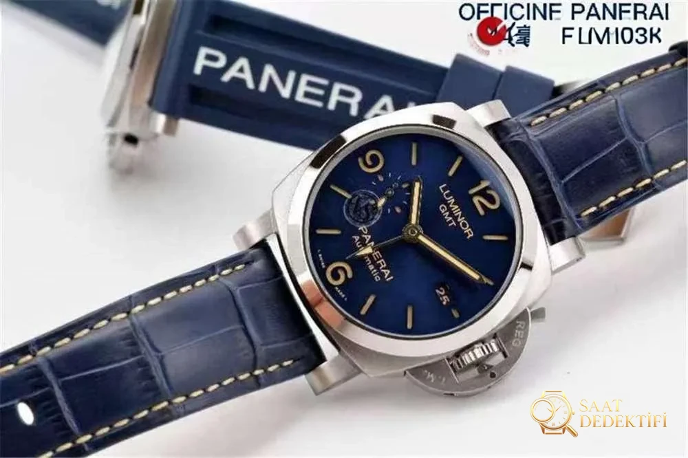 VS Factory Panerai 1033 «GMT» 44 MM Çarpıcı Mavi Kadran İncelemesi - Bilezik, Toka ve Klips Mekanizması