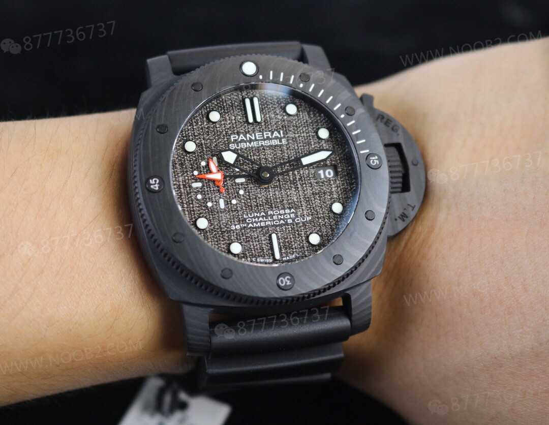VS Factory Panerai 1039 karbon fiber saat bir bakışta belli oluyor mu? LUNA ROSSA ekibi imzalı model — 11. fotoğraf