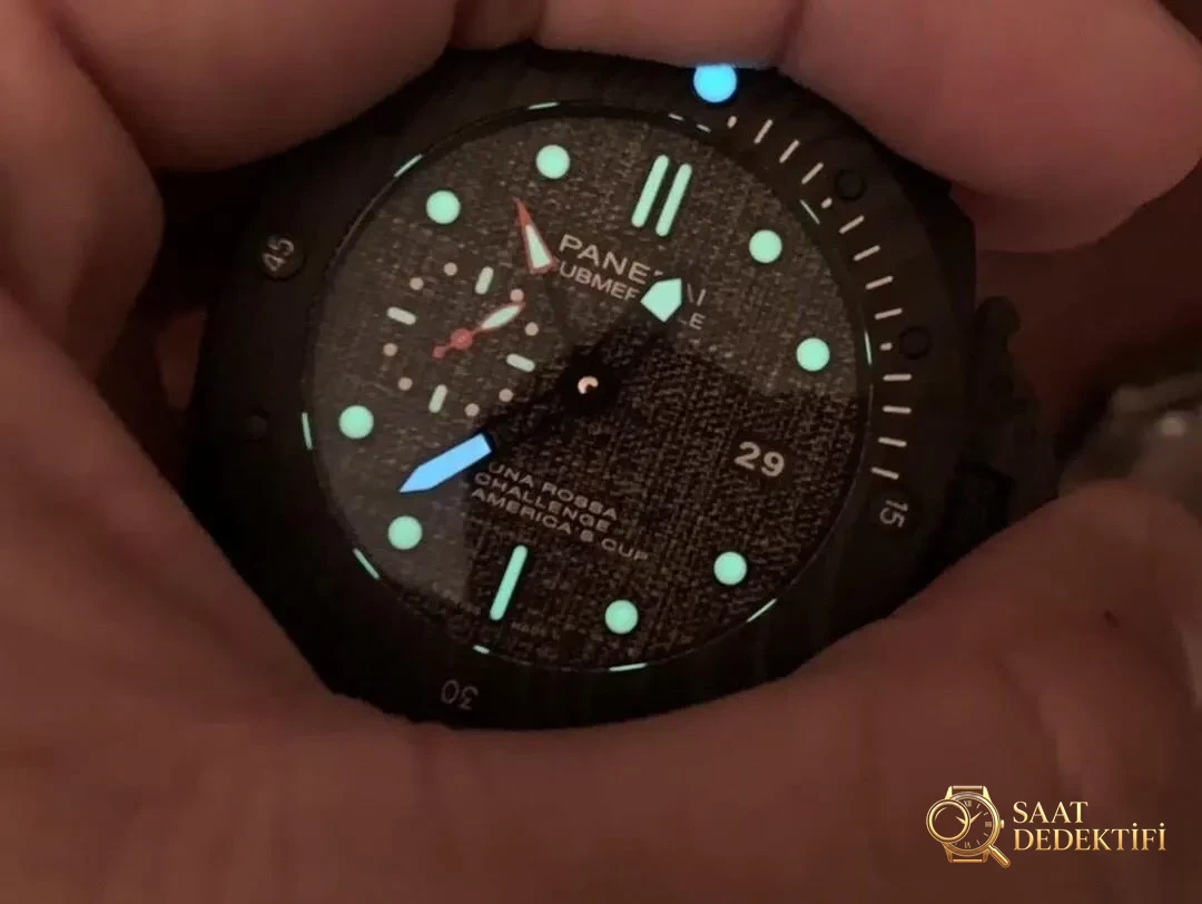 VS Factory Panerai 1039 karbon fiber saat bir bakışta belli oluyor mu? LUNA ROSSA ekibi imzalı model - Kasa Çeliği ve Polisaj Kalitesi