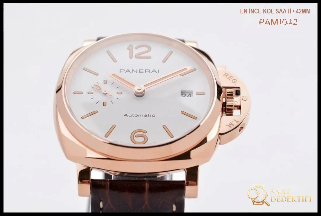 VS Factory Panerai 1042 küçükırmızı altın 42 mm replika kalitesi nasıl? - Kadran Detayı ve Bezel İşçiliği