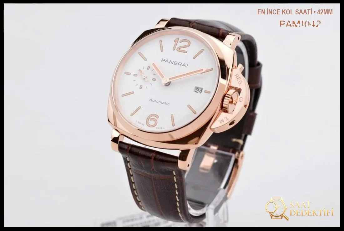 VS Factory Panerai 1042 küçükırmızı altın 42 mm replika kalitesi nasıl? - Arka Kapak ve Mekanizma Detayı
