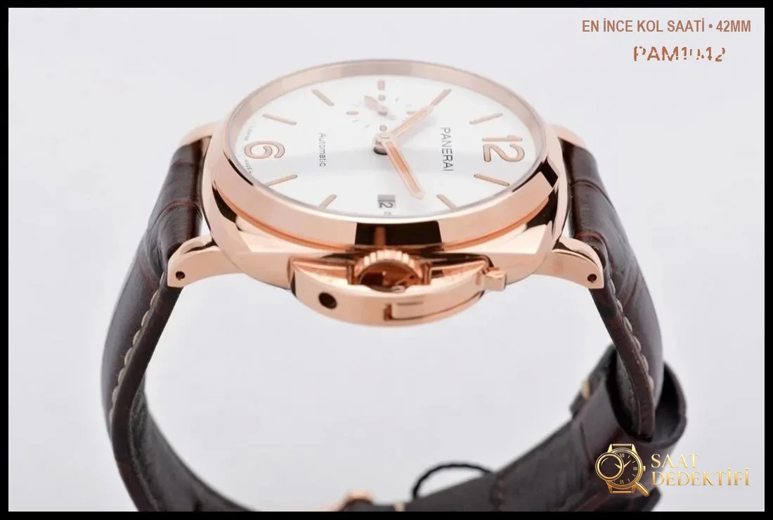 VS Factory Panerai 1042 küçükırmızı altın 42 mm replika kalitesi nasıl? - Makro Kadran ve İndeks İşçiliği