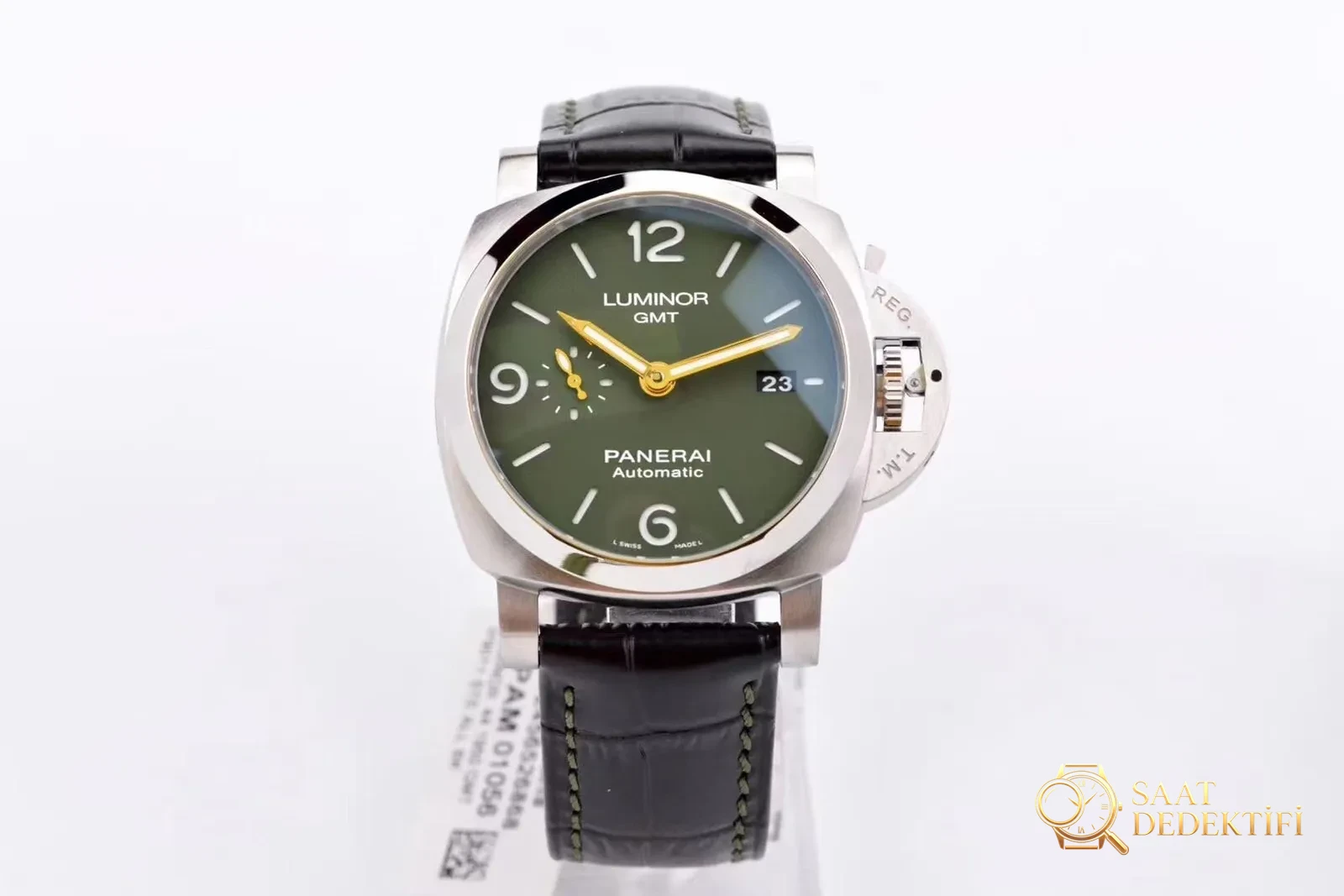 VS Factory Panerai 1056 altın akrepli askeri yeşil kadran: işçiliği nasıl, almaya değer mi? - Kadran Detayı ve Bezel İşçiliği