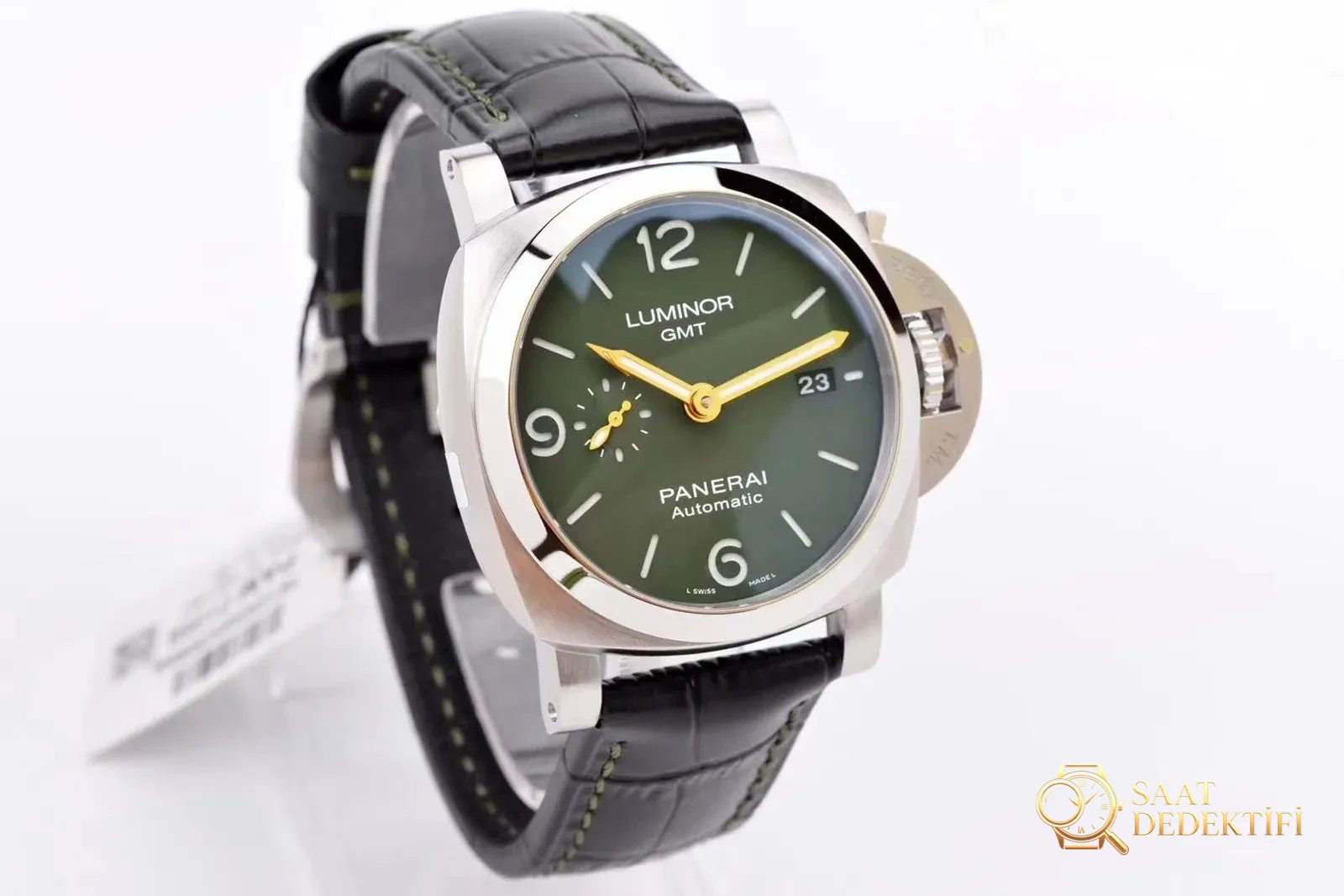 VS Factory Panerai 1056 altın akrepli askeri yeşil kadran: işçiliği nasıl, almaya değer mi? - Arka Kapak ve Mekanizma Detayı
