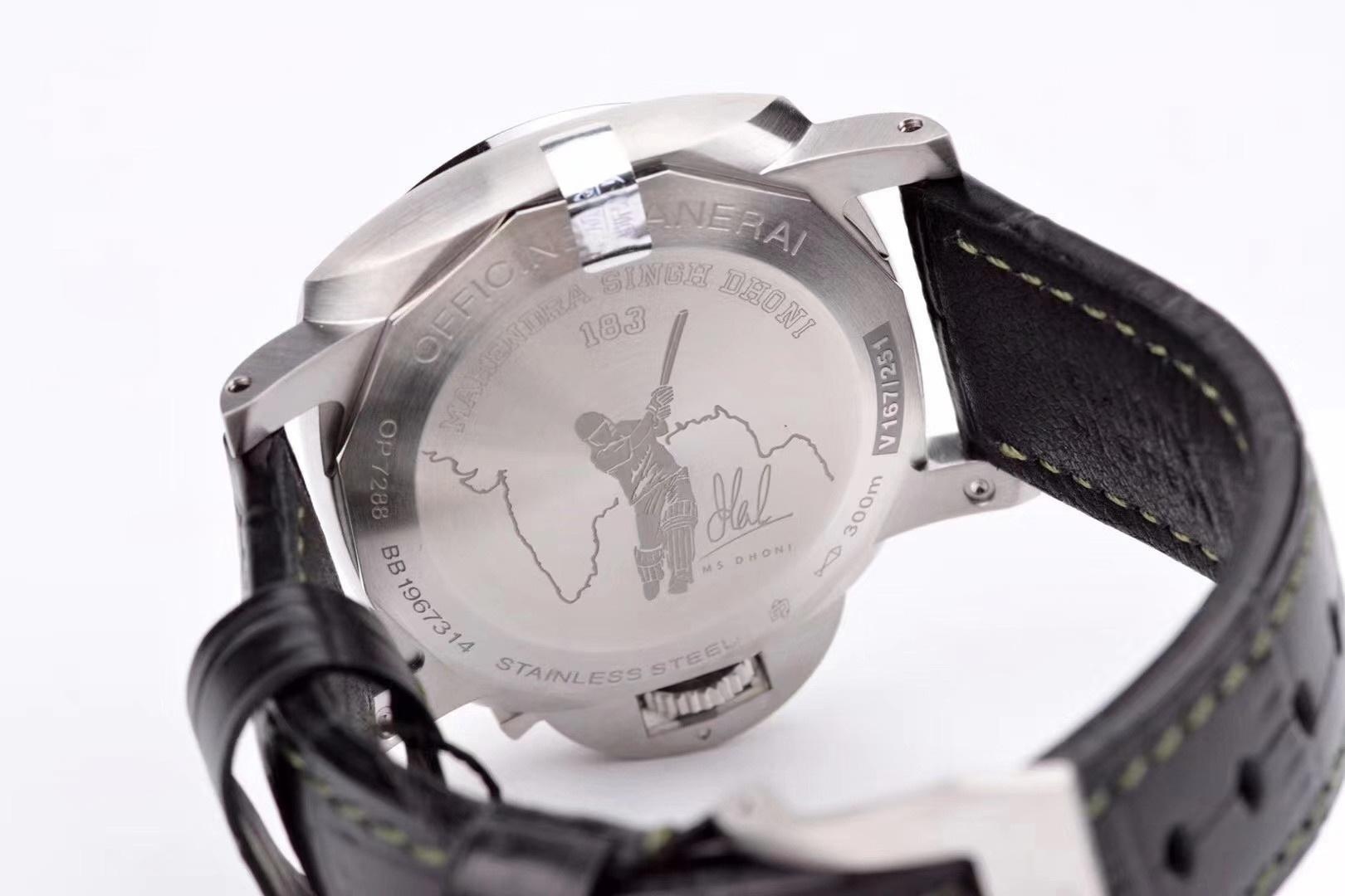 VS Factory Panerai 1056 altın akrepli askeri yeşil kadran: işçiliği nasıl, almaya değer mi? — 9. fotoğraf