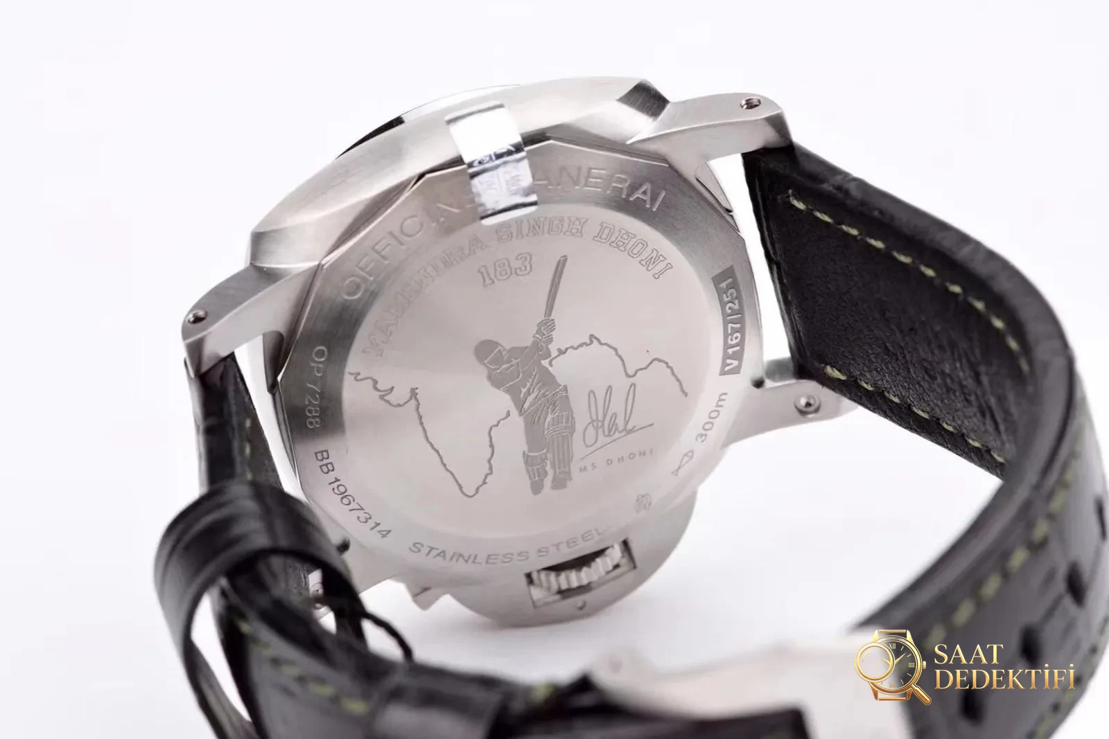 VS Factory Panerai 1056 altın akrepli askeri yeşil kadran: işçiliği nasıl, almaya değer mi? - Fosfor ve Super-LumiNova Gece Görünümü