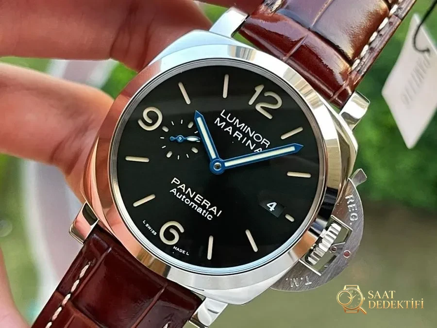 VS Factory Panerai 1116 Replika Saat - VS Factory - Kadran Detayı ve Bezel İşçiliği