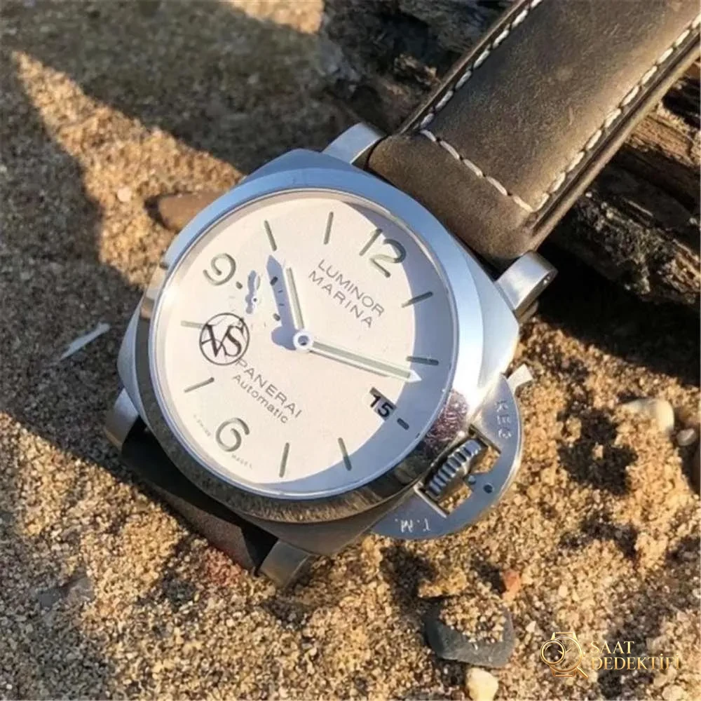 VS Factory Panerai 1314 «Beyaz Prens» minimalizm ruhlu kol saati - Bilezik, Toka ve Klips Mekanizması